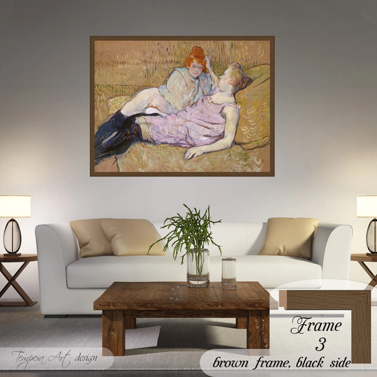 Henri De Toulouse-Lautrec, The Sofa, Lautrec Print, Sofa