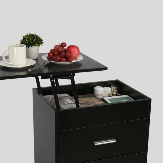 Toolkiss Multifunctional Side Table with Wheels