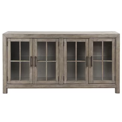 Bethel 66" Wide Pine Wood Sideboard