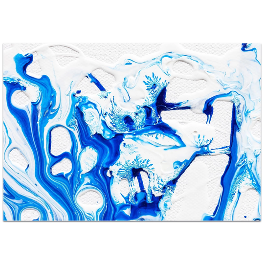 Jamie Anton 'Coastal Waters 3' 32in x 22in Abstract Wall Art on Plexiglass - Multi-Color