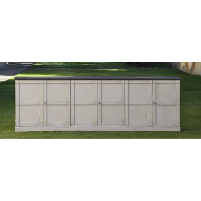 Bowmansville 112" Wide Pine Wood Sideboard