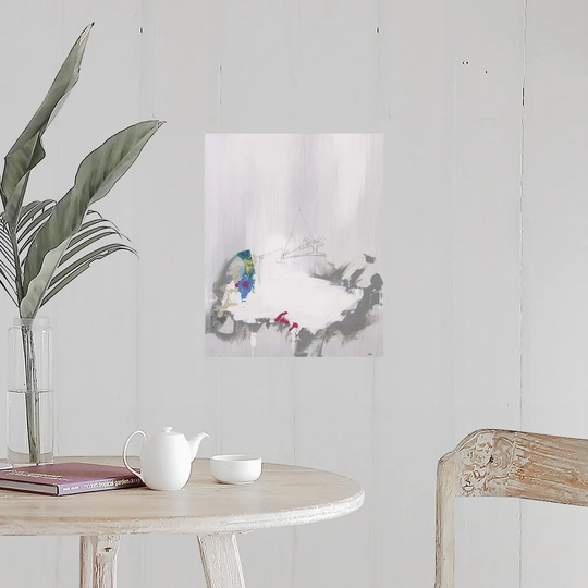 "Down the Street I" Poster Print - Multi