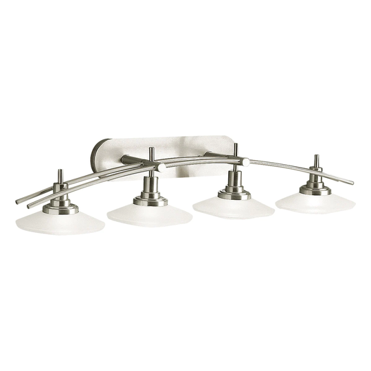 Kichler Lighting Structures Collection 4-light Brushed Nickel Bath/Vanity Light