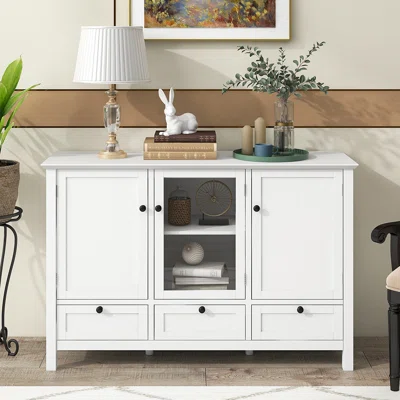 44.9" Wide 3 Drawer Sideboard
