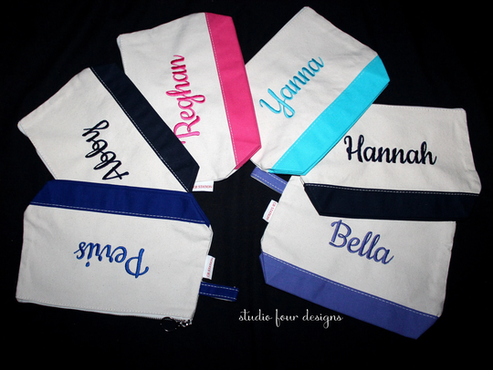 Personalized Pencil Zipper Pouch | Case School Supplies Storage Back To Marker Holder