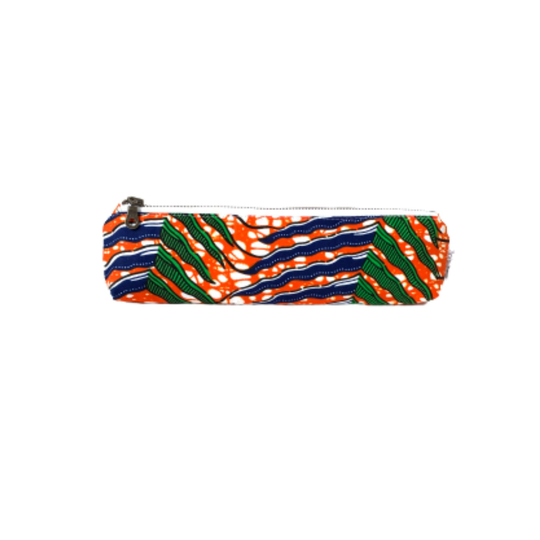 Leaf Pencil Bag, African Fabric Case, Pen Pouch, Cases, Bags, Back To School, School Supplies