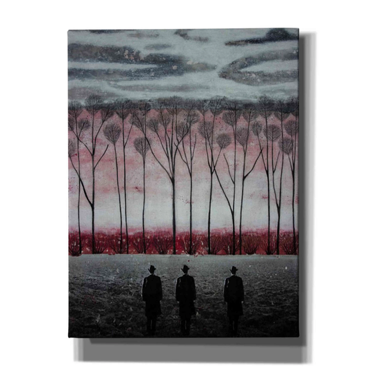 Epic Graffiti 'Silent Suits' by DB Waterman, Canvas Wall Art