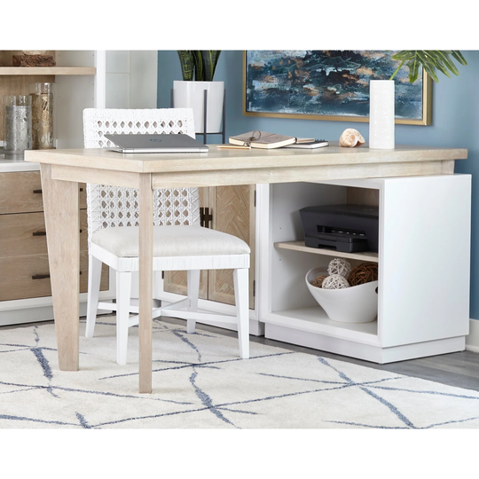 Boca Grande Open Low Bookcase with USB by Panama Jack