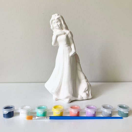 Rapunzel Princess Art Kits, Pottery Painting Kit, Diy Pottery Kit, Ceramic Art Kits For Kids, Kids Ready-To-Paint