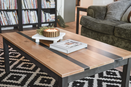 The Hannah Coffee Table | Modern Farmhouse Solid Wood
