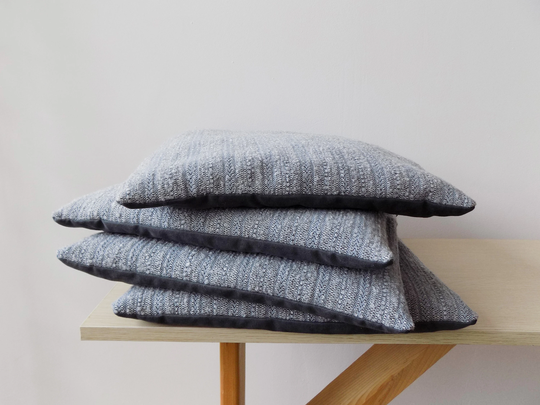 Set Of Chair Cushions, Gray Pads, Pillow For A Stool, Dinning Seat Cushion, Hygge Home Decor, Handwovenpillow, Bench Cover