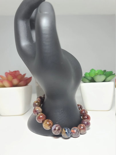 Pietersite Beaded Bracelet
