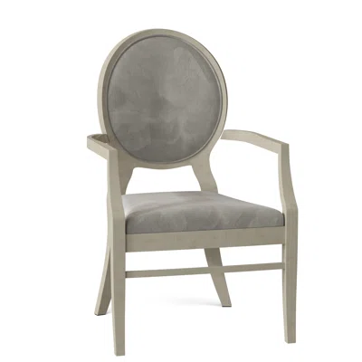 Oakridge Upholstered King Louis Back Arm Chair