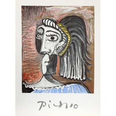 Tete De Femme by - Painting on