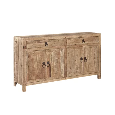 59" Wide 2 Drawer Wood Sideboard