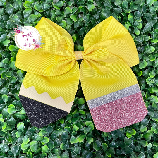 Pencil Cheer Bow