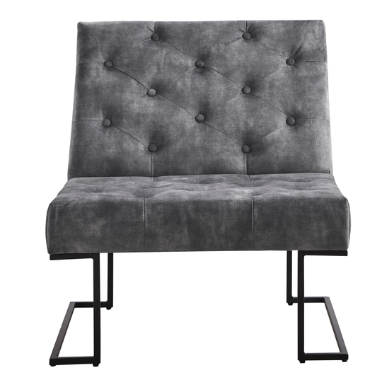 Corvus Savannah Tufted Velvet Upholstered Lounge Accent Chair