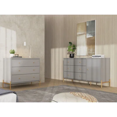 Jasper Full Extension Sideboard Dresser And Classic Dresser Set Of 2