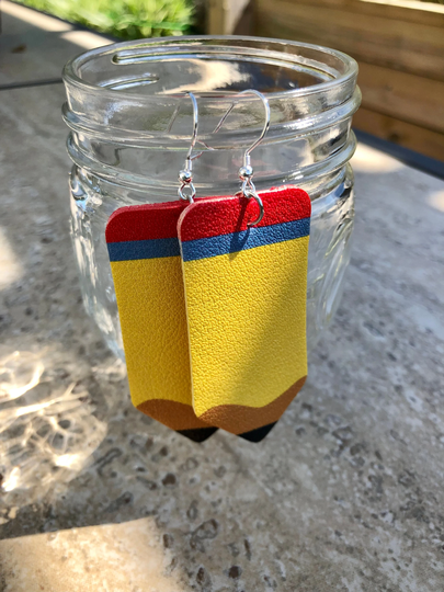 Pencil Earrings // Teacher Gift Back-To-School