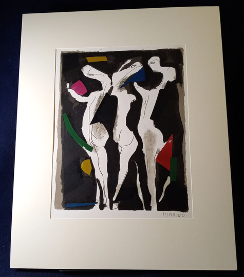 Marino Marini | Italy 1901-1980 "La Sacre Du Printemps", Lithograph, 1973, Signed in Pencil, | Free Shipping