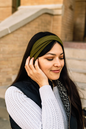 Wide Yoga Headbands For Women, For Workout Or Fashion Hair Accessory, Handmade From Soft & Stretchy Material, Custom Fit Options Available