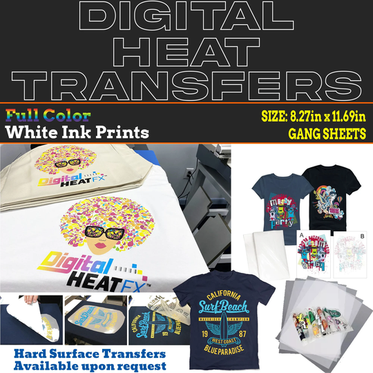 Full Color Ez Peel Transfers | No Weeding Custom Heat