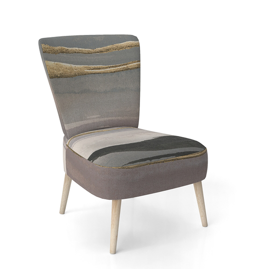 Designart 'Glamorous Morning Fog II' Upholstered Modern Glam Accent Chair