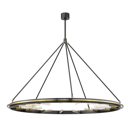 Hudson Valley Chambers 15-light Aged Old Bronze Pendant