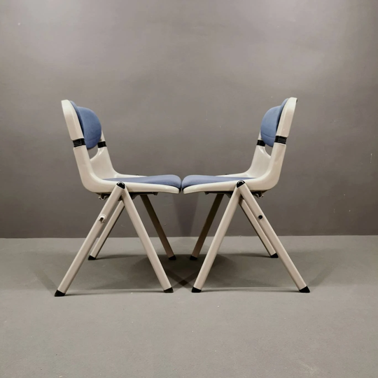 1 Of 6 Mid Century Office Chair Dorsal Vitra By Emilio Ambasz & Giancarlo Piretti For Openark/ Vintage Dining Chair, Italy 90's