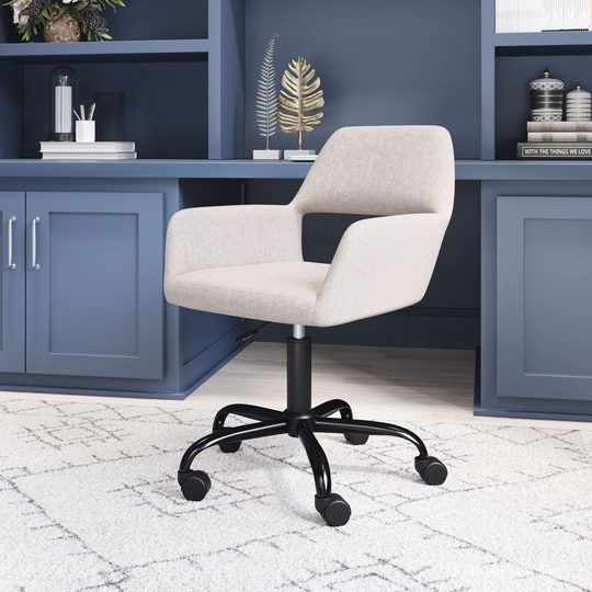 Casa Morena Office Chair Pink & Gold