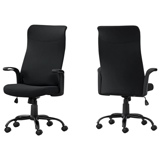Offex Contemporary Breathable Fabric, MultiPosition Office Chair-Black - 24"x 24.75"x 40.5"