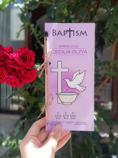 Christening Gift, Baptism Plant A Seed, Let Love Grow, Bulk Gift For Guest, Seed Pencil, Personalized Gifts, Eco Friendly Gifts