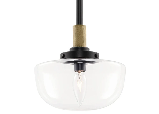 Glass Pendant Lamp, Light, Hanging Schoolhouse Style Glass Industrial Lighting, Lamp