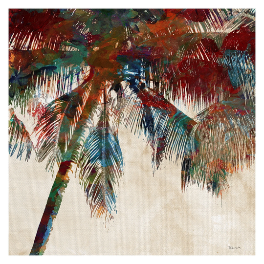 Masterpiece Art Gallery Palm Tree Tropical Punch I by Katrina Craven Canvas Art Print - Multi-color