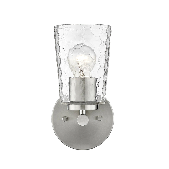 Millennium Lighting Ashli 1 Light Sconce with Clear Honeycomb Glass Shades