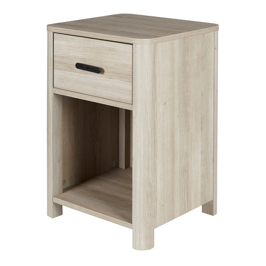 Emerson 23" End Table with Storage Drawer Accent Table, Gray Wash