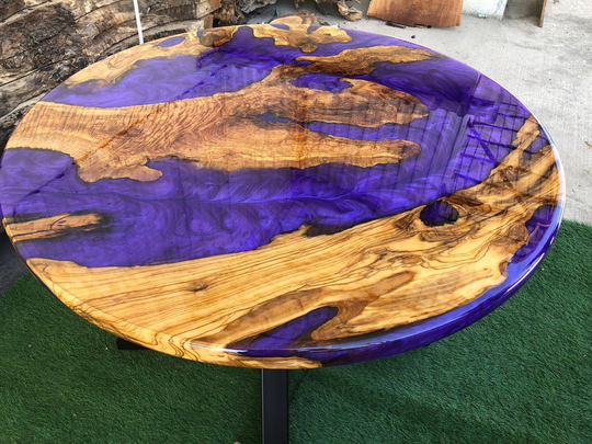 Ready To Ship Round River Table, Customer Coffee Meeting Resin Table 42"(105cm