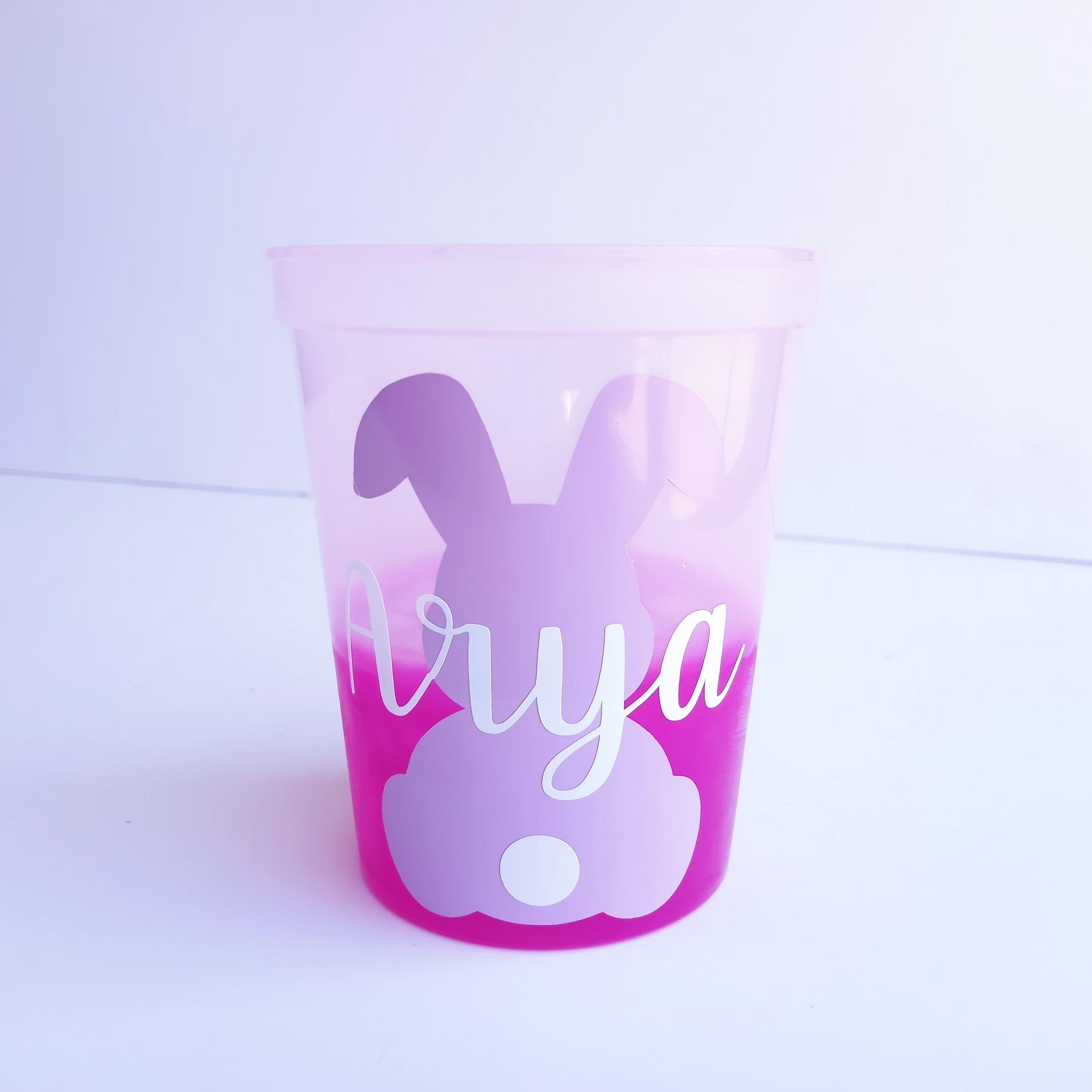 Easter Bunny Color Changing Cup | Party Kids Gift For Toddlers Decor & Ideas Favor