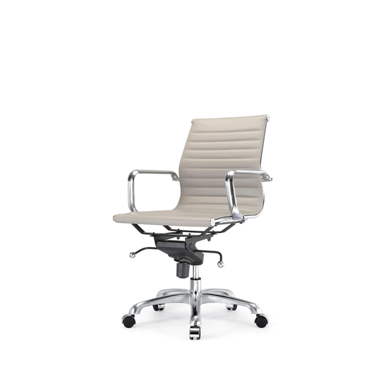 Divie Low-back office chair with Arm-Grey