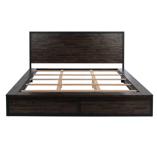 SAFAVIEH Couture Emmarose 2-Drawer Storage Platform Bed