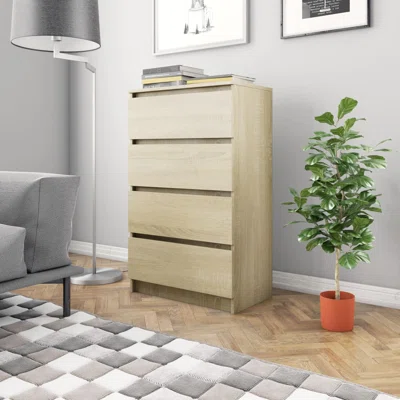 Ertac 23.6" Wide 4 Drawer Sideboard