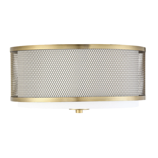 Trade Winds Fremont 3-Light Flush Mounted Ceiling Light