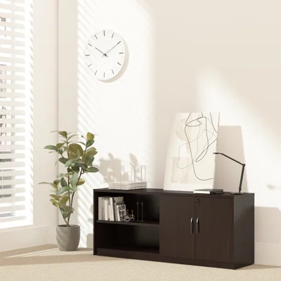 Pierce Storage Side cabinet with Two Shelves