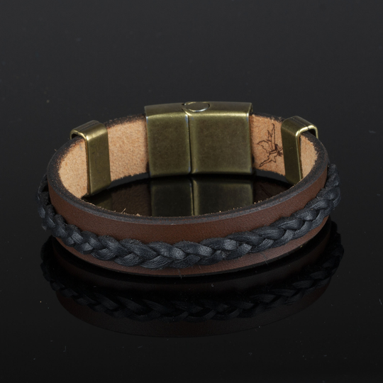 Boyfriend Gift Anniversary For Hidden Message Bracelet For Men Gifts Father Day Personalized Leather Unique