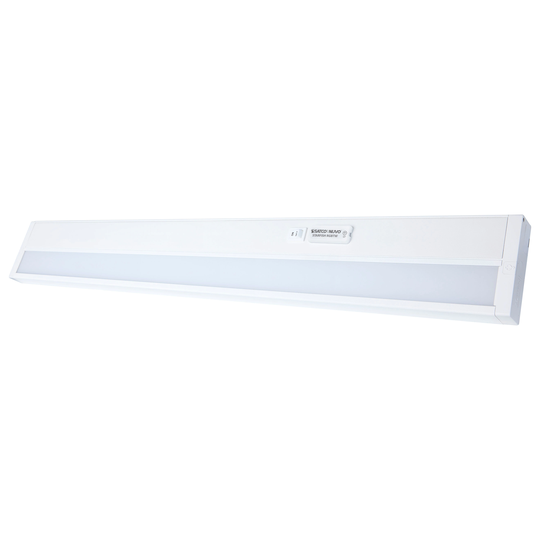 28 In LED SMART Starfish RGB Tunable White Under Cabinet Light White Finish