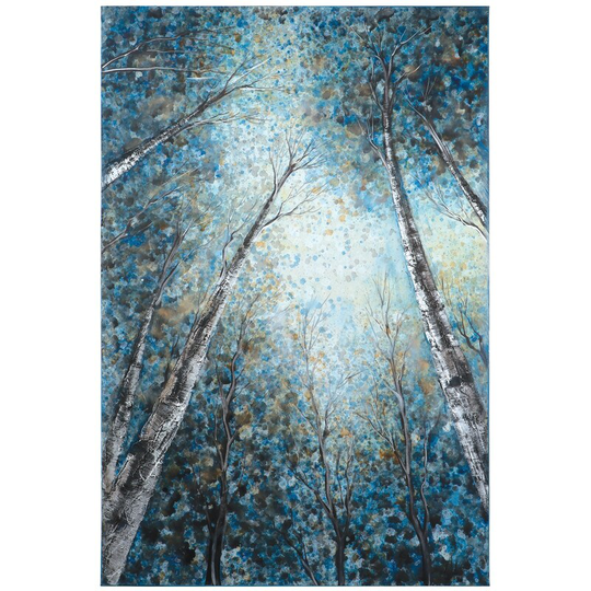 Yosemite Home Decor 'Into The Trees' Original Hand-painted Gallery-wrapped Wall Art - Multi-Color