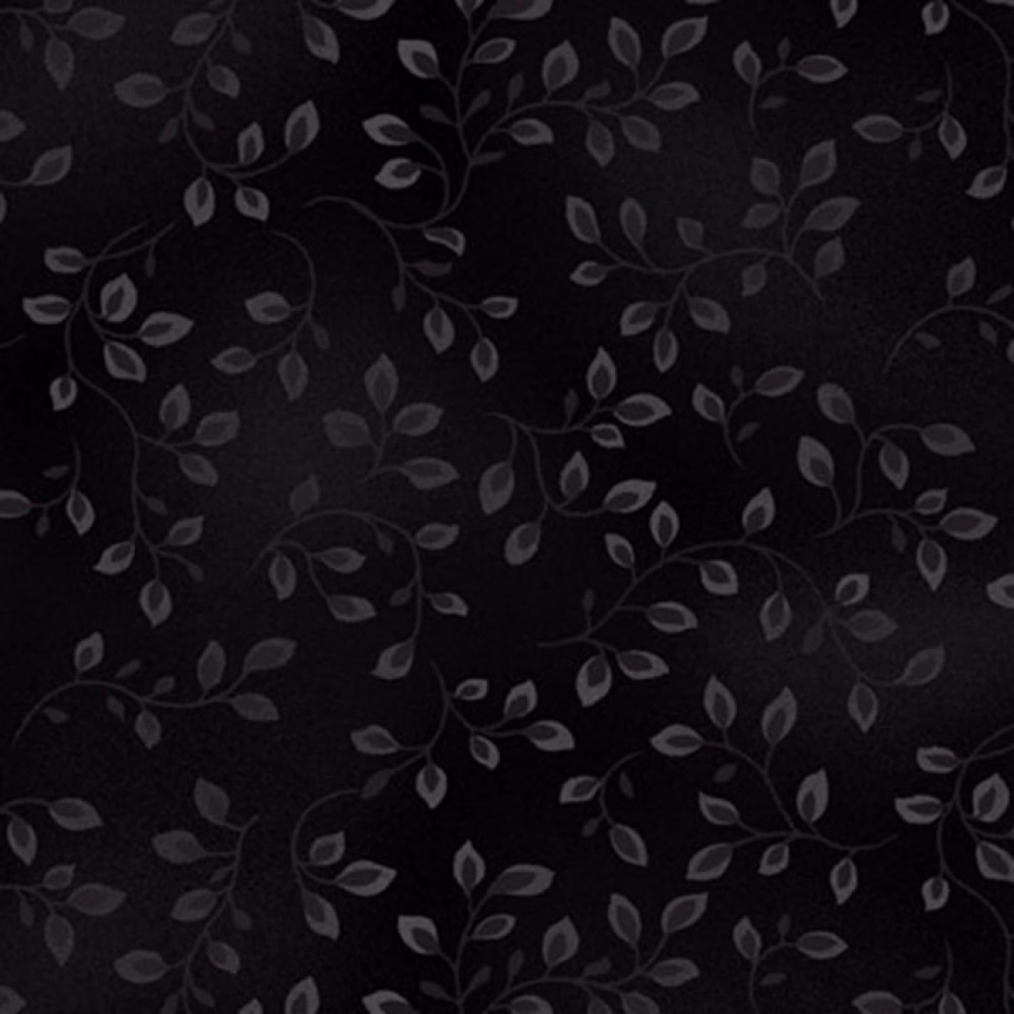 Black Vines - Henry Glass Folio By Color Principle Premium Cotton Quilting Fabric By The Yard Cut To Order 7755-99