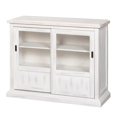 Bragdon 45'' Wide Rubberwood Wood Sideboard