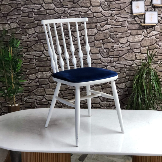 Natural Danish Dining Wood Chair For Home - Color Options Custom Handmade Furniture Solid