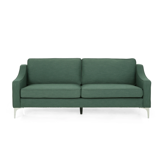 Cambria Modern 3-seater Fabric Sofa by Christopher Knight Home - 84.50" W x 35.50" D x 35.50" H